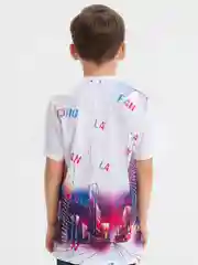 Алый футболка детская
