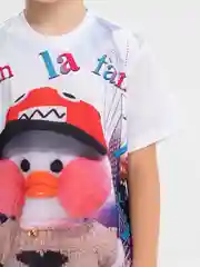 Алый футболка детская