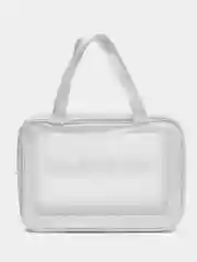 Белый косметичка дорожная Washbag, водонепроницаемая