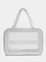 Белый косметичка дорожная Washbag, водонепроницаемая