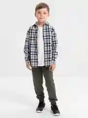Зелёный хаки хлопковые брюки с карманами для мальчика 7-10 лет