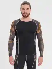 Белый рашгард тайтсы комплект