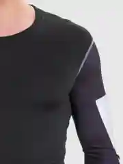 Черный лонгслив, футболка спортивная, рашгард мужской