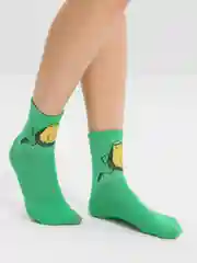 Лесной зеленый носки женские