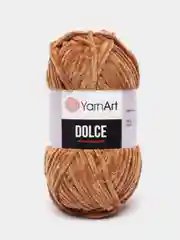 Карамельный пряжа плюшевая YarnArt Dolce (ЯрнАрт Долче)