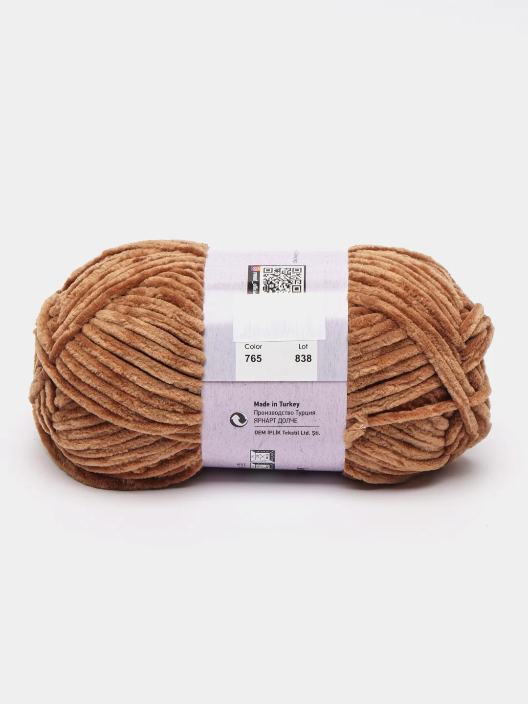 Карамельный пряжа плюшевая YarnArt Dolce (ЯрнАрт Долче)