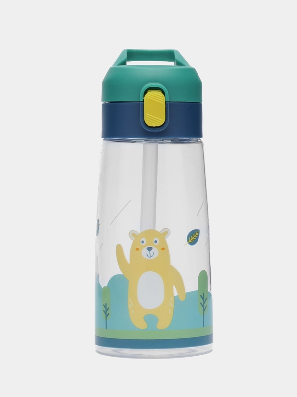 Бутылка для воды детская, с трубочкой, BPA Free, непроливайка, 500 мл, от 3 лет