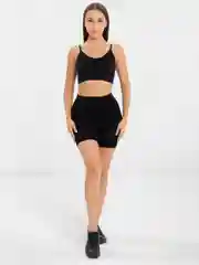Черный теплые шортики из микрофибры с мягким флисовым ворсом, Minimi Piuma 260 Shorts