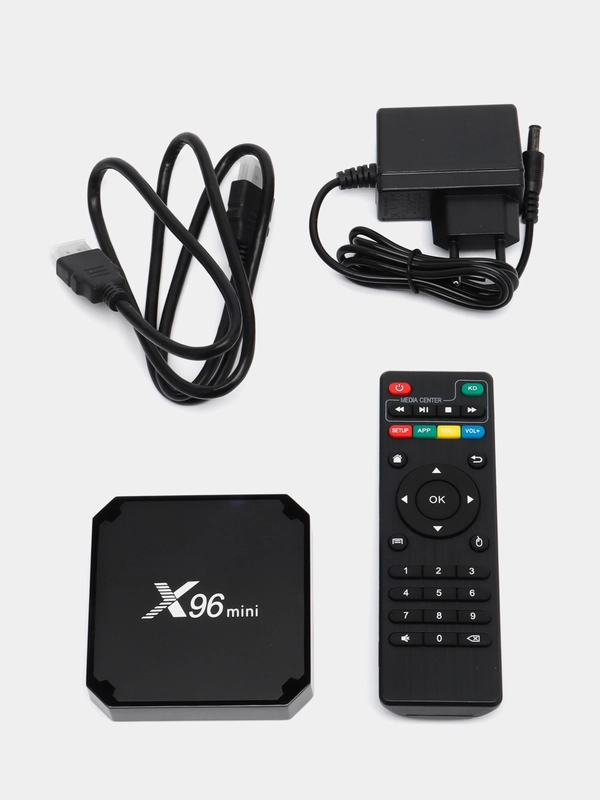 Приставка для цифрового телевидения, ТВ-тюнер, X96 mini Android TV BOX 2 ГБ