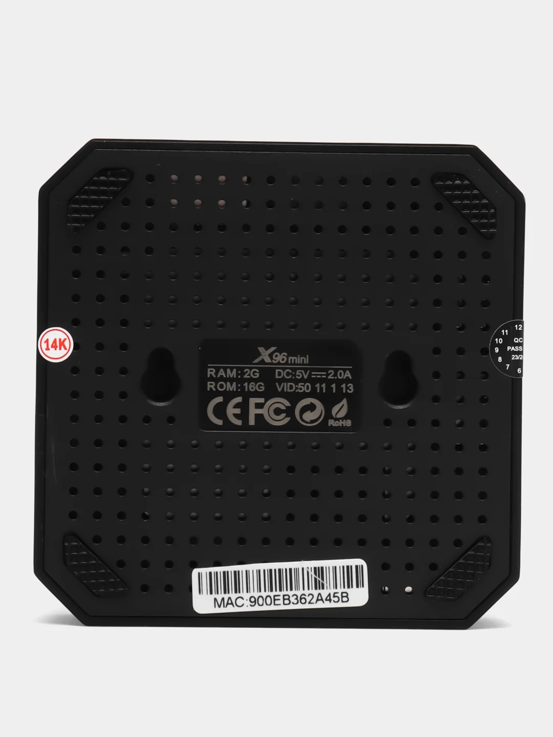 Приставка для цифрового телевидения, ТВ-тюнер, X96 mini Android TV BOX 2 ГБ
