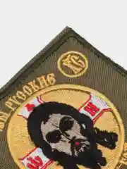 Хаки шеврон нашивка на одежду "Икона", на липучке