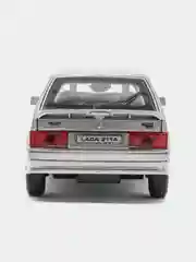 Серый металлик машина LADA-2114 12 см, Технопарк, металлическая, открываются передние двери и багажник