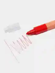 Алый цветные восковые мелки, карандаши набор-конструктор дорожный из 12 цветов