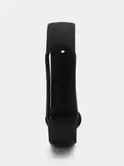 Силиконовый ремешок для Xiaomi Mi Band 5 / 6 / 7 Черный цвет