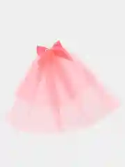 Коралловый фата свадебная для девичника