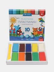 Пластилин 10 цветов, классический