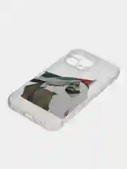 Белый чехол на iPhone 13 pro / 12 / 12 Pro с принтом