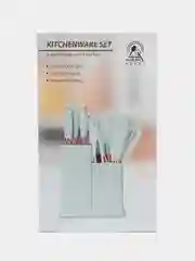Мятный кухонный набор, набор кухонных принадлежностей, 19 предметов
