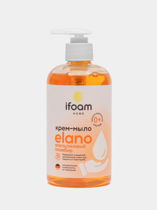 Крем-мыло ifoam "ELANO" апельсиновый пломбир, 500 мл