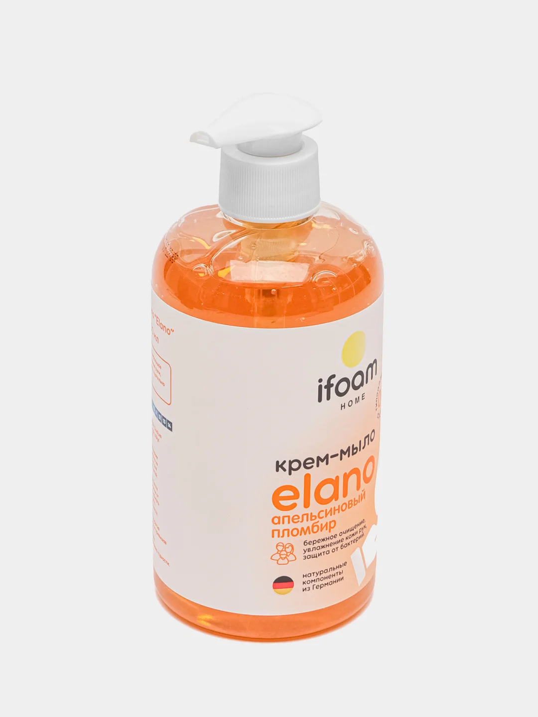 Крем-мыло ifoam "ELANO" апельсиновый пломбир, 500 мл