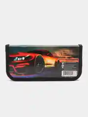 Пенал школьный "GTR" для мальчиков, на молнии, 19 х 9 см