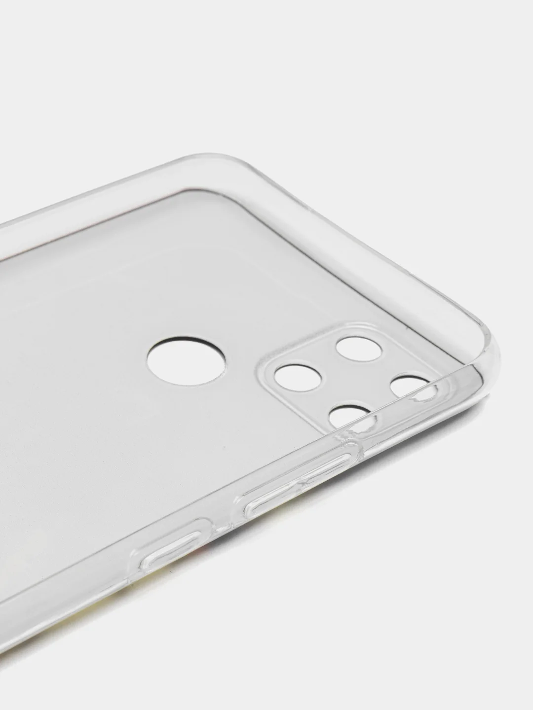Медный силиконовый чехол на Oppo Realme C21Y/C25Y / Оппо Реалми C21Y/C25Y прозрачный, с рисунком
