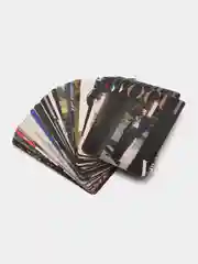 Бежевый карточки K-POP BTS, RM, Jin, Suga, J-Hope, Jimin, V, Jungkook