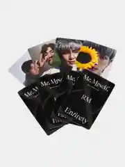 Лесной зеленый карточки K-POP BTS, RM, Jin, Suga, J-Hope, Jimin, V, Jungkook