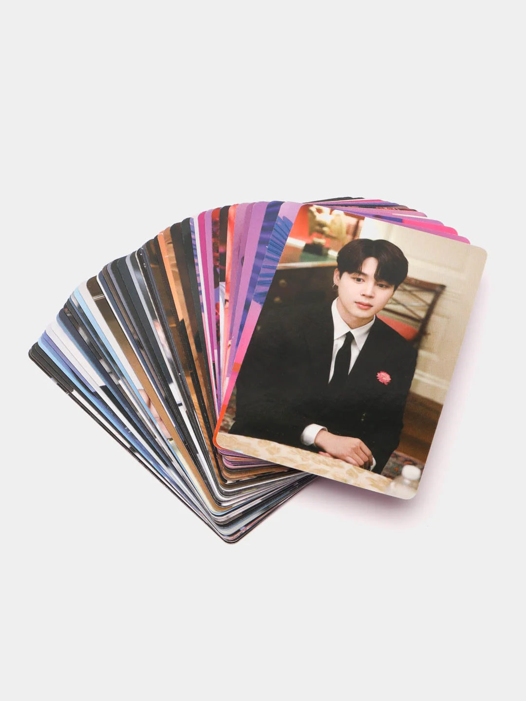 Розовый карточки K-POP BTS, RM, Jin, Suga, J-Hope, Jimin, V, Jungkook