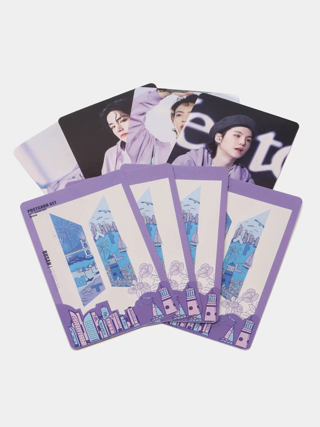 Фиолетовый карточки K-POP BTS, RM, Jin, Suga, J-Hope, Jimin, V, Jungkook