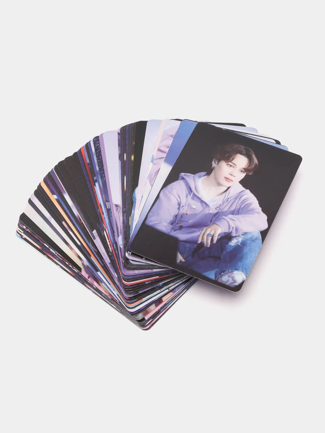 Фиолетовый карточки K-POP BTS, RM, Jin, Suga, J-Hope, Jimin, V, Jungkook