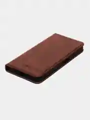 Коричневый чехол-книжка GQ для Oppo A17 / Oppo A17K (Оппо А 17) из высококачественной эко кожи