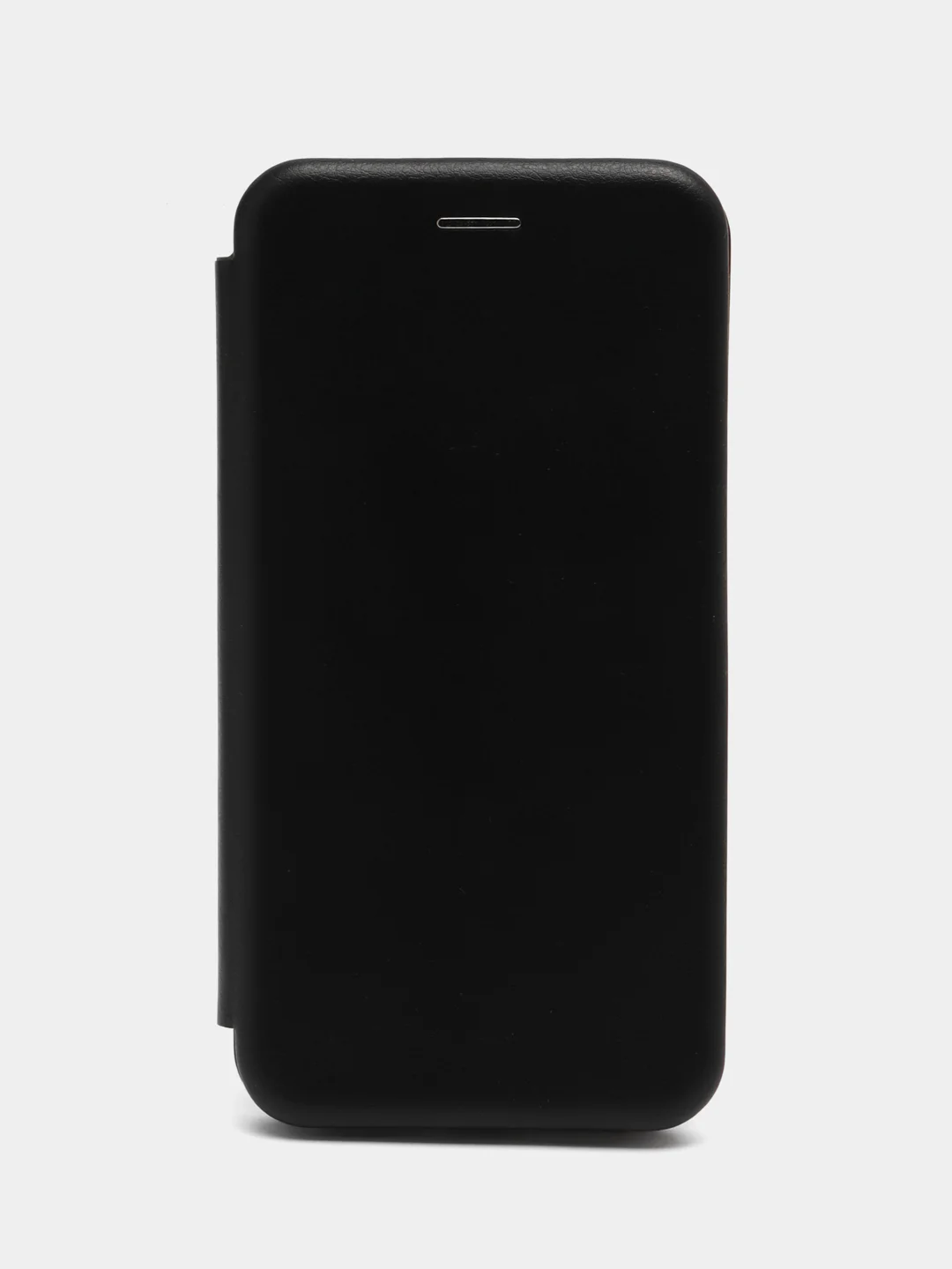 Черный чехол-книжка с карточкой для Xiaomi Redmi Note 6