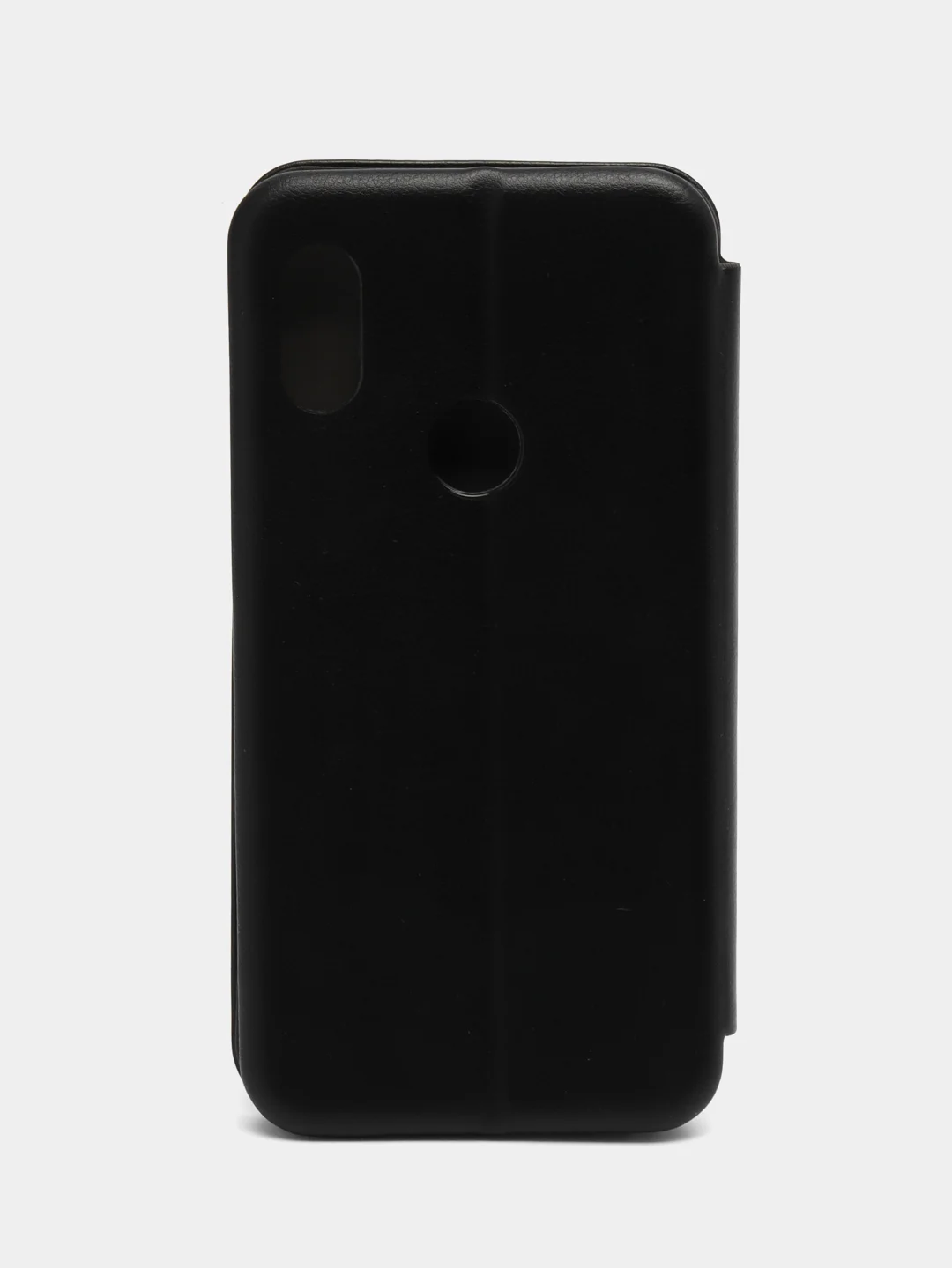 Черный чехол-книжка с карточкой для Xiaomi Redmi Note 6
