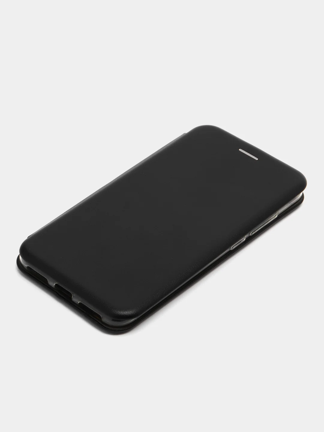 Черный чехол-книжка с карточкой для Xiaomi Redmi Note 6