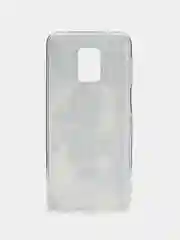 Оранжевый чехол на Xiaomi Redmi Note 9S/9 Pro / Сяоми Редми Нот 9S/9 Про прозрачный, с рисунком