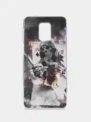 Песочный хаки чехол на Xiaomi Redmi Note 9S/9 Pro / Сяоми Редми Нот 9S/9 Про прозрачный, с рисунком