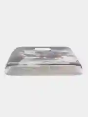 Оранжевый чехол на Xiaomi Redmi Note 9S/9 Pro / Сяоми Редми Нот 9S/9 Про прозрачный, с рисунком
