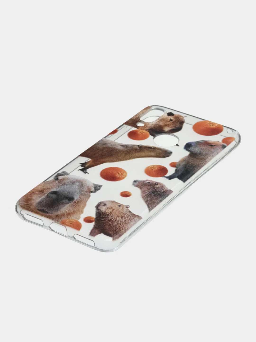 Терракотовый силиконовый чехол на Xiaomi Redmi Note 7 / Сяоми Редми Нот 7 прозрачный, с рисунком