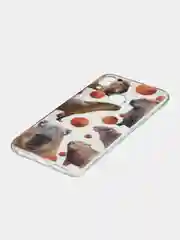Терракотовый силиконовый чехол на Xiaomi Redmi Note 7 / Сяоми Редми Нот 7 прозрачный, с рисунком