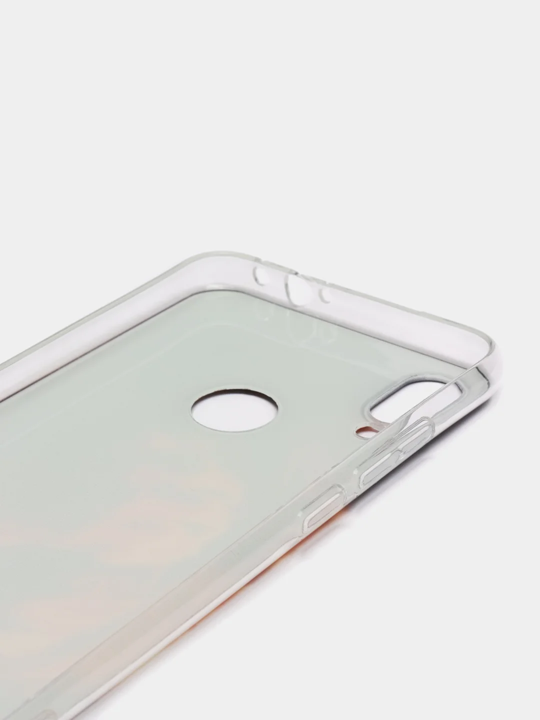 Светло-бежевый силиконовый чехол на Xiaomi Redmi Note 7 / Сяоми Редми Нот 7 прозрачный, с рисунком