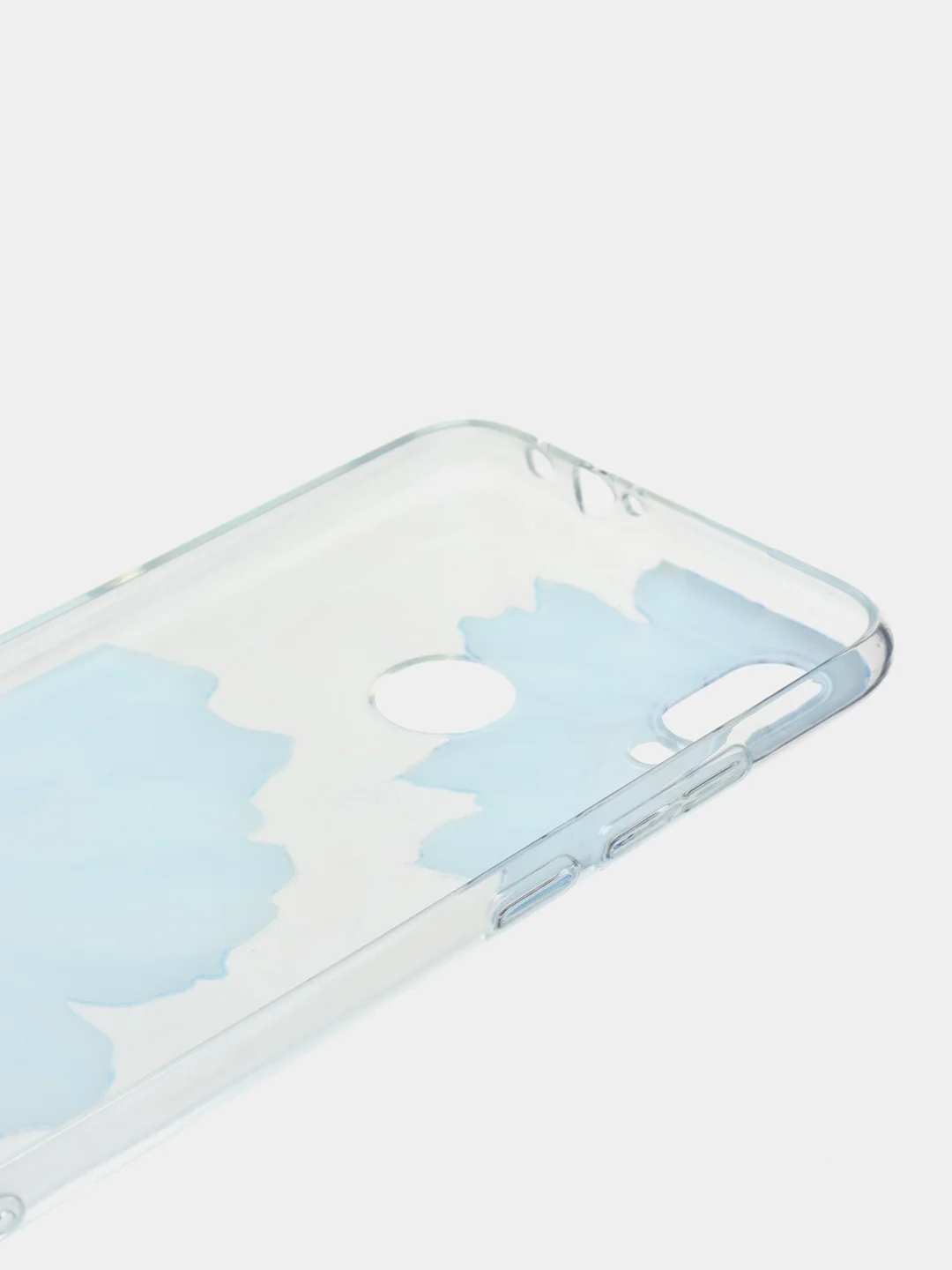 Лазурный силиконовый чехол на Xiaomi Redmi Note 7 / Сяоми Редми Нот 7 прозрачный, с рисунком