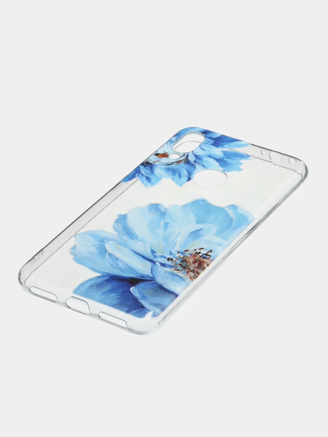 Лазурный силиконовый чехол на Xiaomi Redmi Note 7 / Сяоми Редми Нот 7 прозрачный, с рисунком