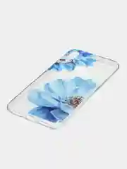Лазурный силиконовый чехол на Xiaomi Redmi Note 7 / Сяоми Редми Нот 7 прозрачный, с рисунком