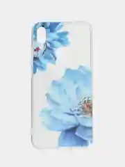 Лазурный силиконовый чехол на Xiaomi Redmi Note 7 / Сяоми Редми Нот 7 прозрачный, с рисунком