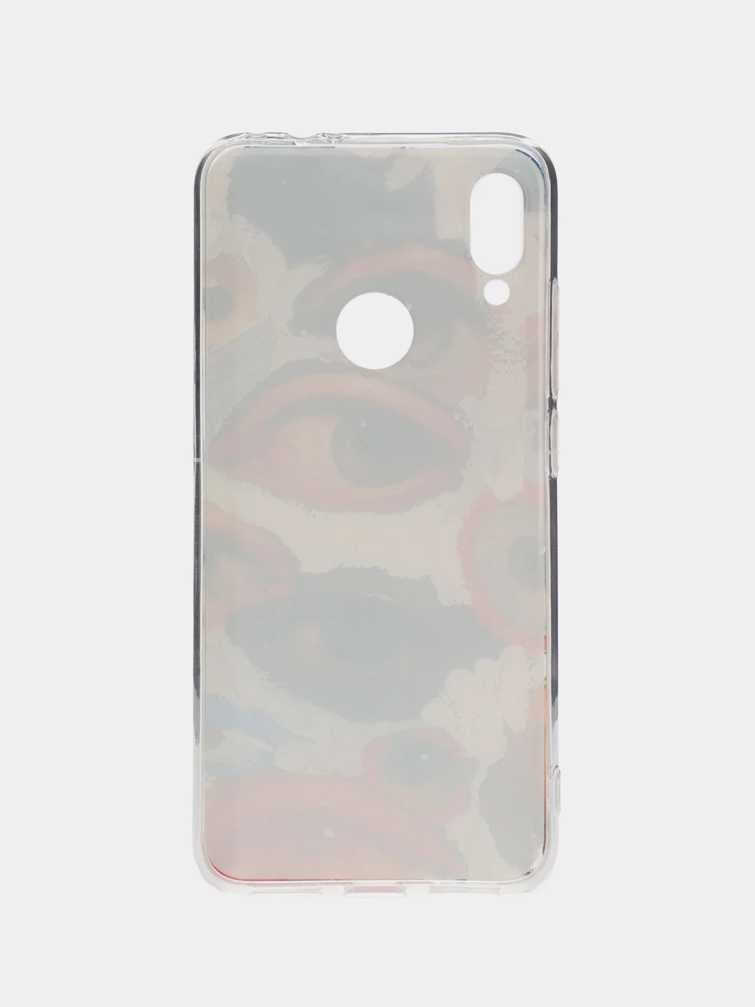 Кремовый силиконовый чехол на Xiaomi Redmi Note 7 / Сяоми Редми Нот 7 прозрачный, с рисунком