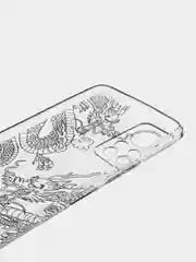 Прозрачный силиконовый чехол на Infinix HOT 11S NFC / Инфиникс Хот 11S NFC прозрачный, с рисунком