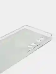 Синий меланж силиконовый чехол на Honor 70 / Хонор 70 прозрачный, с рисунком, защита камеры
