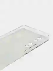 Серый металлик силиконовый чехол на Honor 70 / Хонор 70 прозрачный, с рисунком, защита камеры
