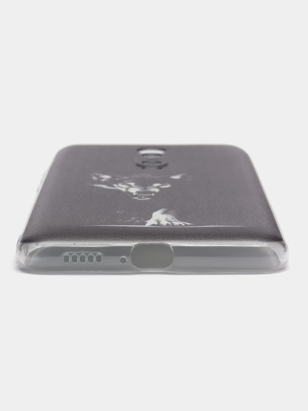 Серый меланж чехол на Xiaomi Redmi K20/K20 Pro/Mi 9T/Mi 9T Pro / Сяоми Редми К20 прозрачный, с рисунком